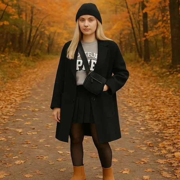 NWOT Forever Tan Nubuck Block Heel Boots Sizes 6.5, 7 & 10 Fall Winter Staple - Picture 10 of 12